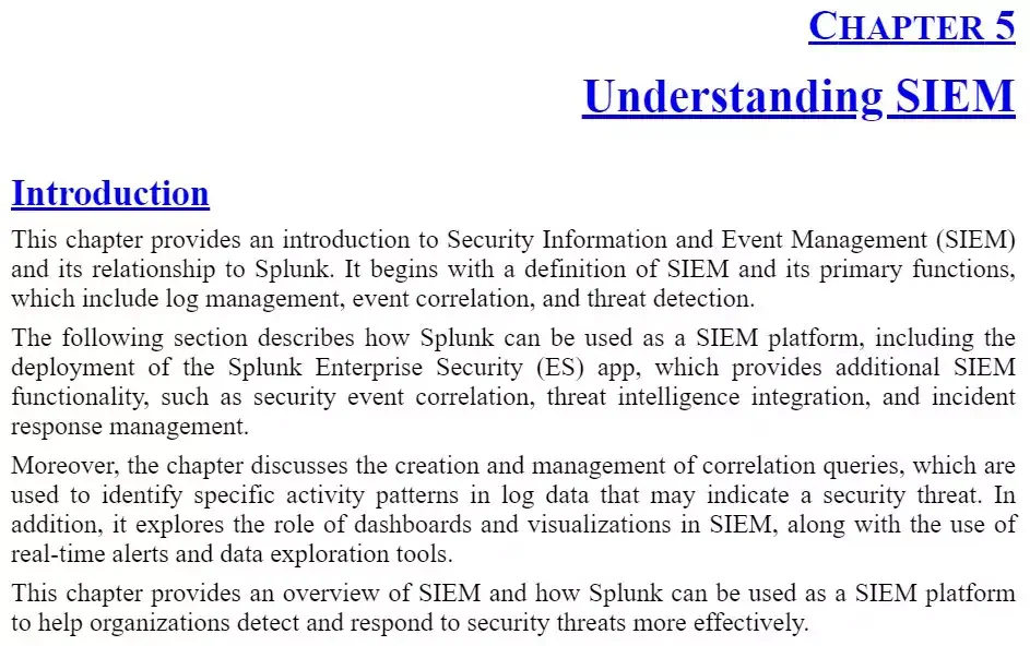 فصل 5 کتاب Ultimate Splunk for Cybersecurity