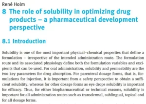 فصل 8 کتاب Solubility in Pharmaceutical Chemistry