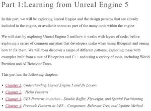 قسمت 1 کتاب Game Development Patterns with Unreal Engine 5