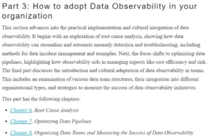 قسمت 3 کتاب Data Observability for Data Engineering