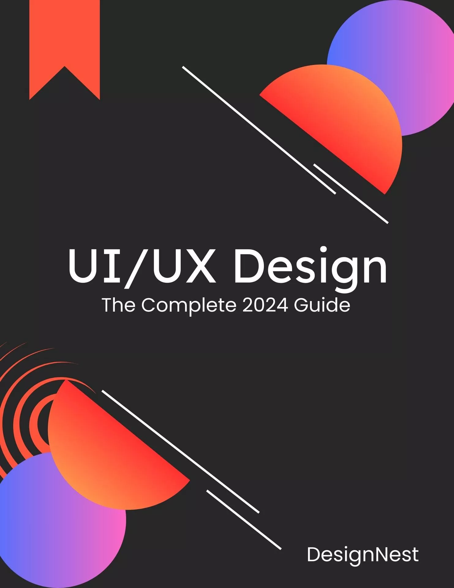 کتاب UI/UX Design:The Complete 2024 Guide for beginners