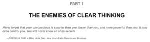 قسمت 1 کتاب Clear Thinking