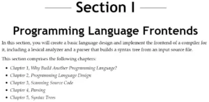 بخش 1 کتاب Build your own Programming Language ویرایش دوم