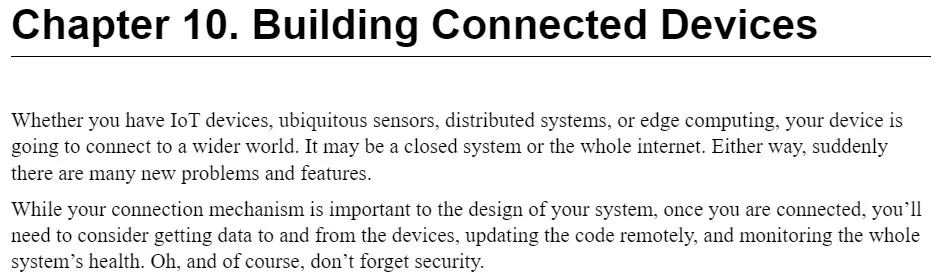 فصل 10 کتاب Making Embedded Systems ویرایش دوم