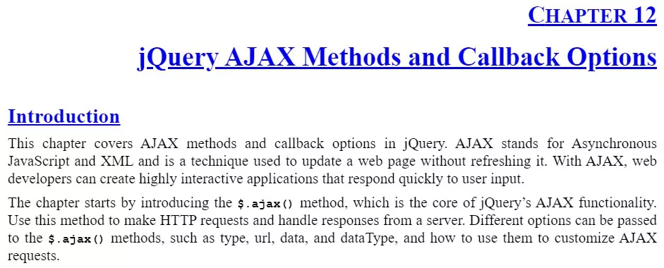 فصل 12 کتاب Ultimate Modern jQuery for Web App Development