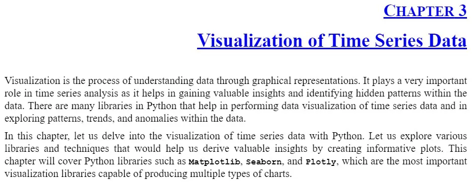 فصل 3 کتاب Mastering Time Series Analysis and Forecasting with Python