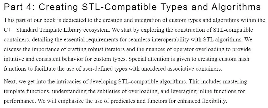 بخش 4 کتاب Data Structures and Algorithms with the C++ STL
