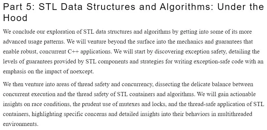 بخش 5 کتاب Data Structures and Algorithms with the C++ STL