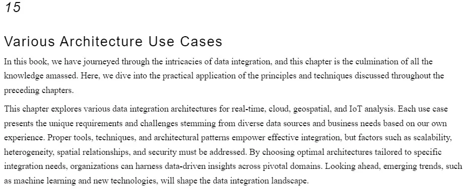 فصل 15 کتاب The Definitive Guide to Data Integration