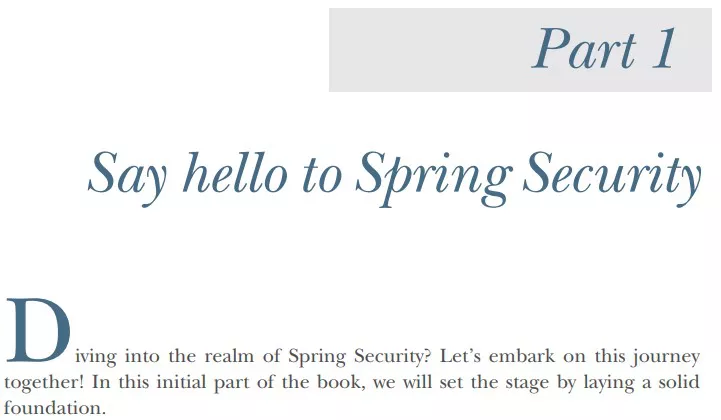 قسمت 1 کتاب Spring Security in Action ویرایش دوم