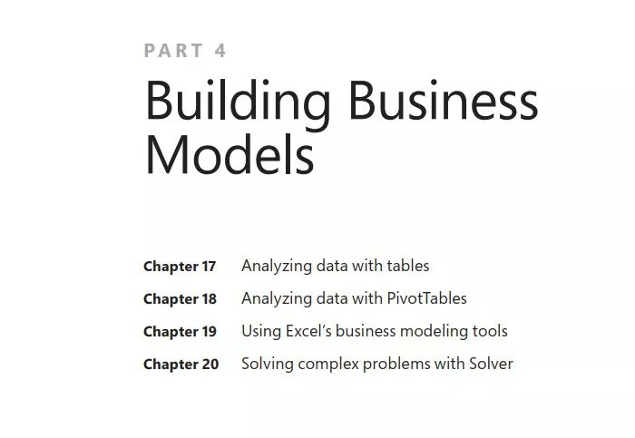 بخش 4 کتاب Microsoft Excel Formulas and Functions