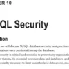 فصل 10 کتاب Mastering MySQL Administration
