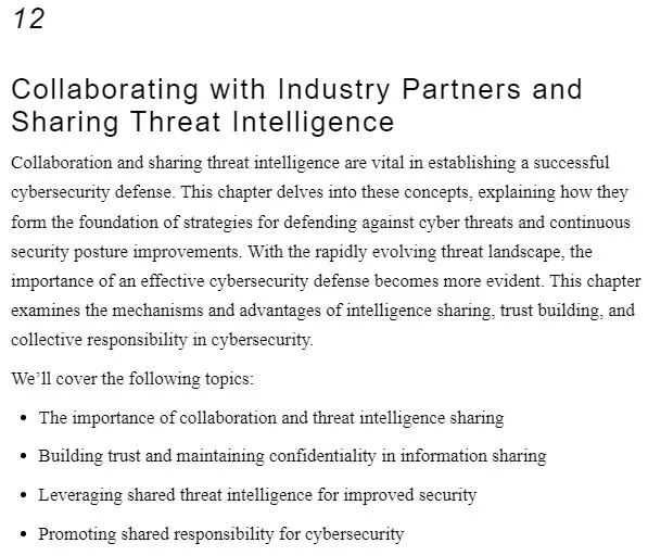 فصل 12 کتاب Cybersecurity Strategies and Best Practices