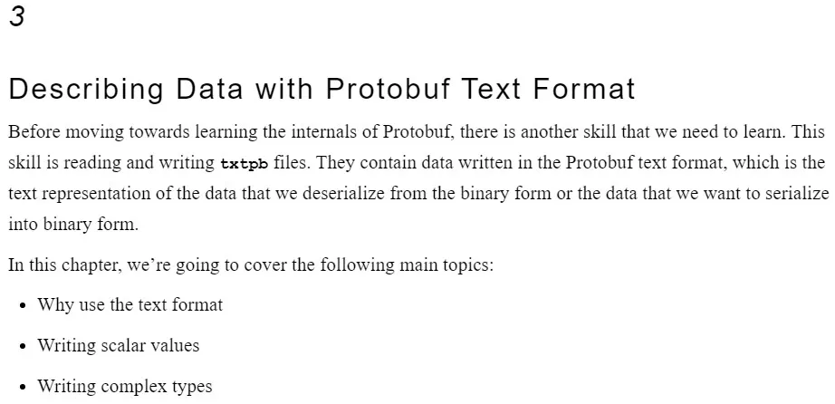 فصل 3 کتاب Protocol Buffers Handbook