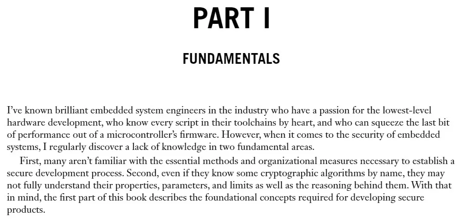 بخش 1 کتاب Engineering Secure Devices