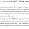 بخش 1 کتاب Unveiling the NIST Risk Management Framework (RMF)