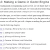 بخش 2 کتاب Learning GDScript by developing a game with Godot 4
