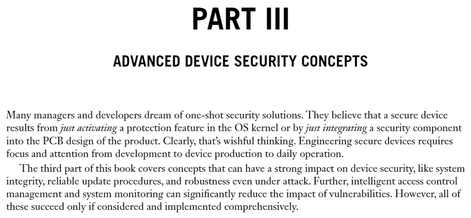 بخش 3 کتاب Engineering Secure Devices