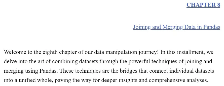 فصل 8 کتاب Ultimate Pandas for Data Manipulation and Visualization
