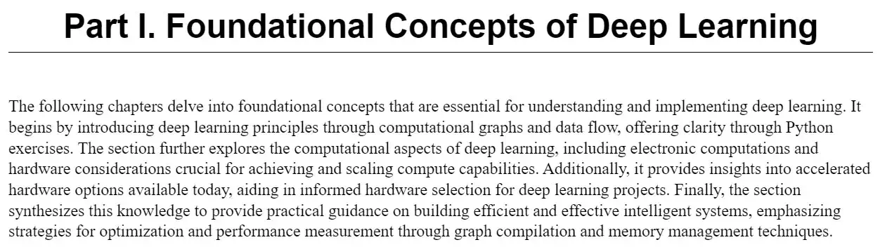 بخش 1 کتاب Deep Learning at Scale