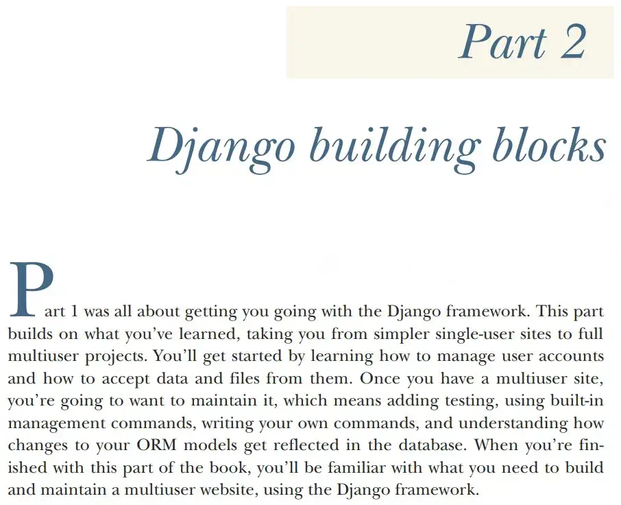 بخش 2 کتاب Django in Action