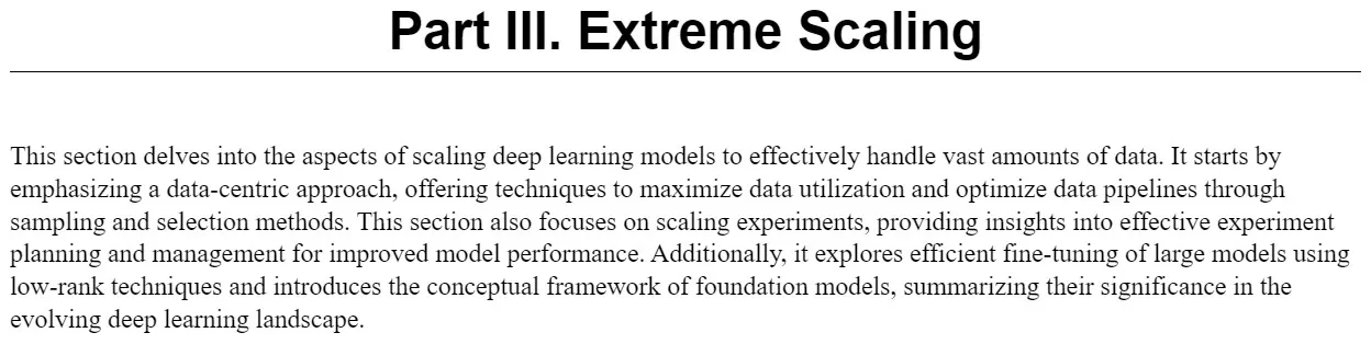 بخش 3 کتاب Deep Learning at Scale