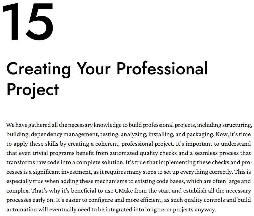 فصل 15 کتاب Modern CMake for C++ ویرایش دوم