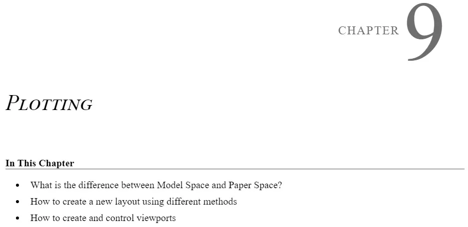 فصل 9 کتاب AutoCAD 2025 Beginning and Intermediate