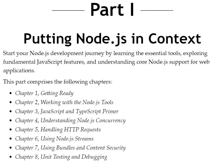 بخش 1 کتاب Mastering Node.js Web Development