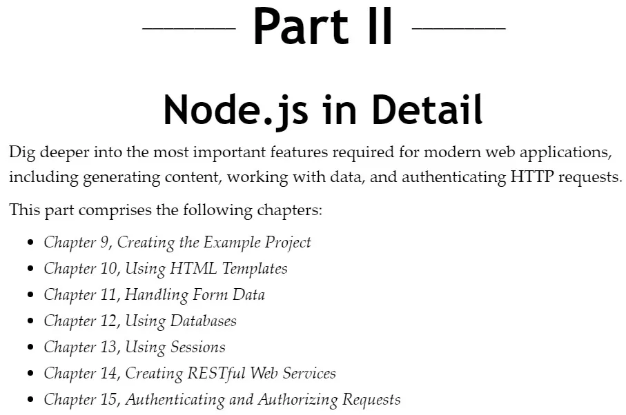 بخش 2 کتاب Mastering Node.js Web Development