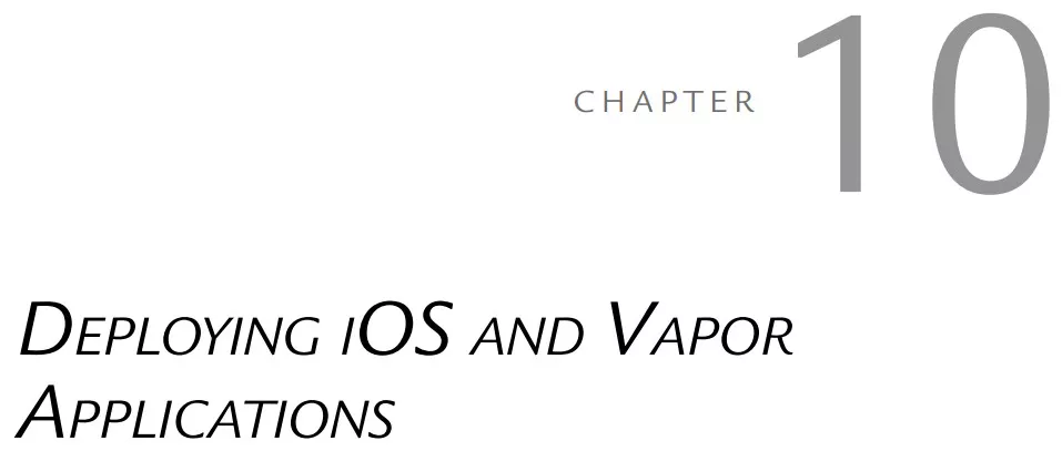 فصل 10 کتاب Full-Stack iOS Development with Swift and Vapor