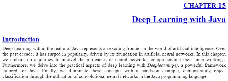 فصل 15 کتاب Ultimate Java for Data Analytics and Machine Learning