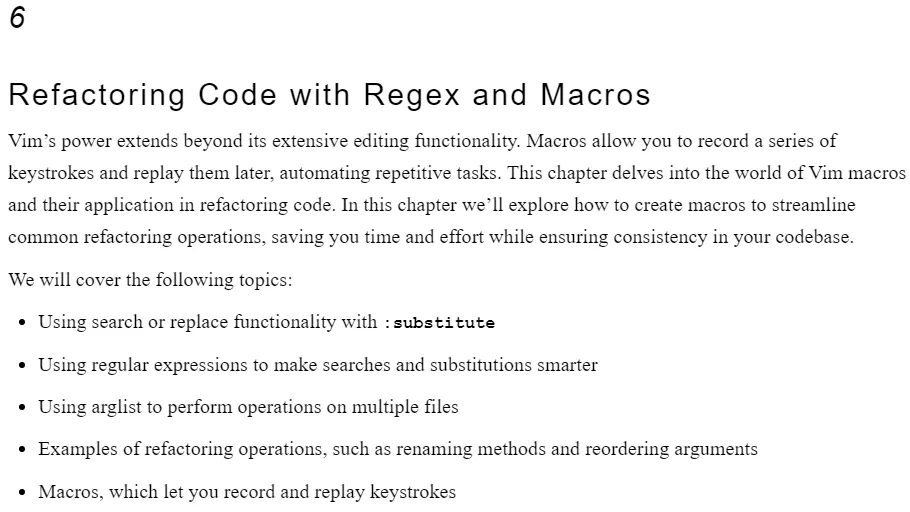 فصل 6 کتاب Mastering Vim ویرایش دوم