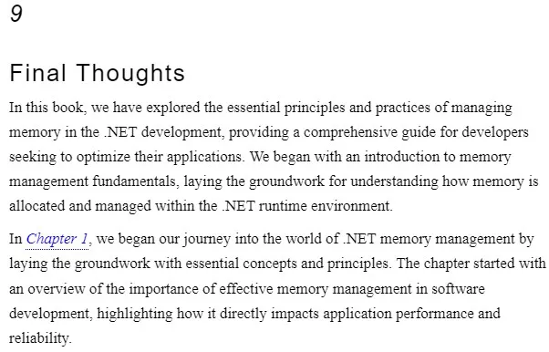 فصل 9 کتاب Effective .NET Memory Management