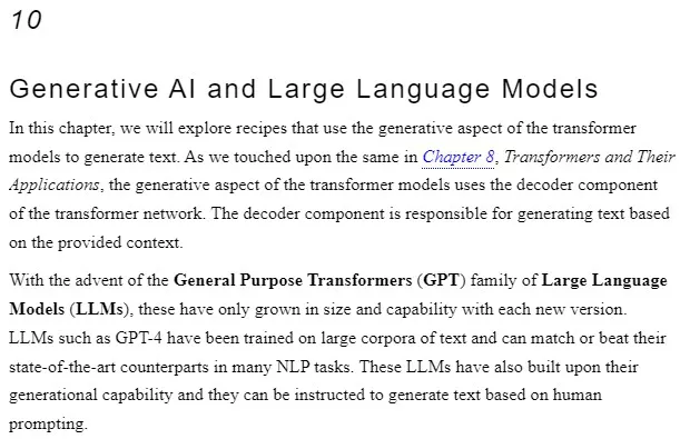 فصل 10 کتاب Python Natural Language Processing Cookbook ویرایش دوم