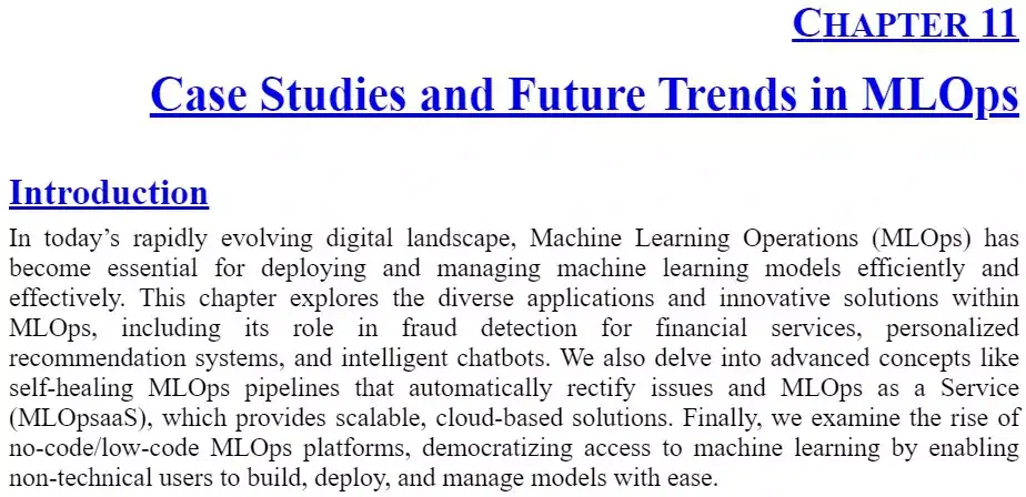 فصل 11 کتاب Ultimate MLOps for Machine Learning Models