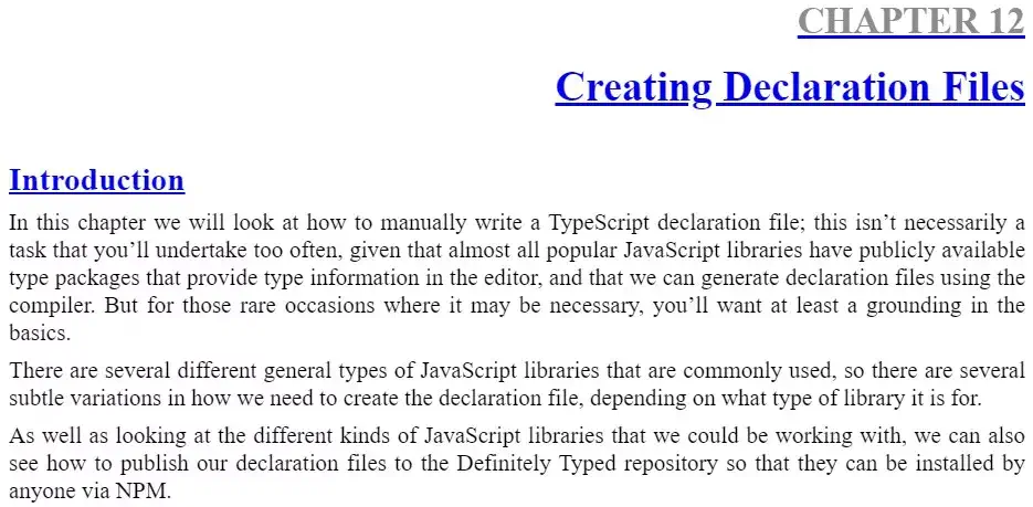 فصل 12 کتاب Ultimate Typescript Handbook
