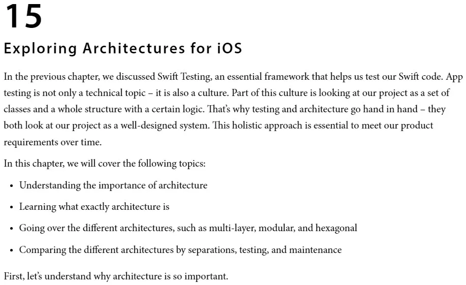 فصل 15 کتاب Mastering iOS 18 Development