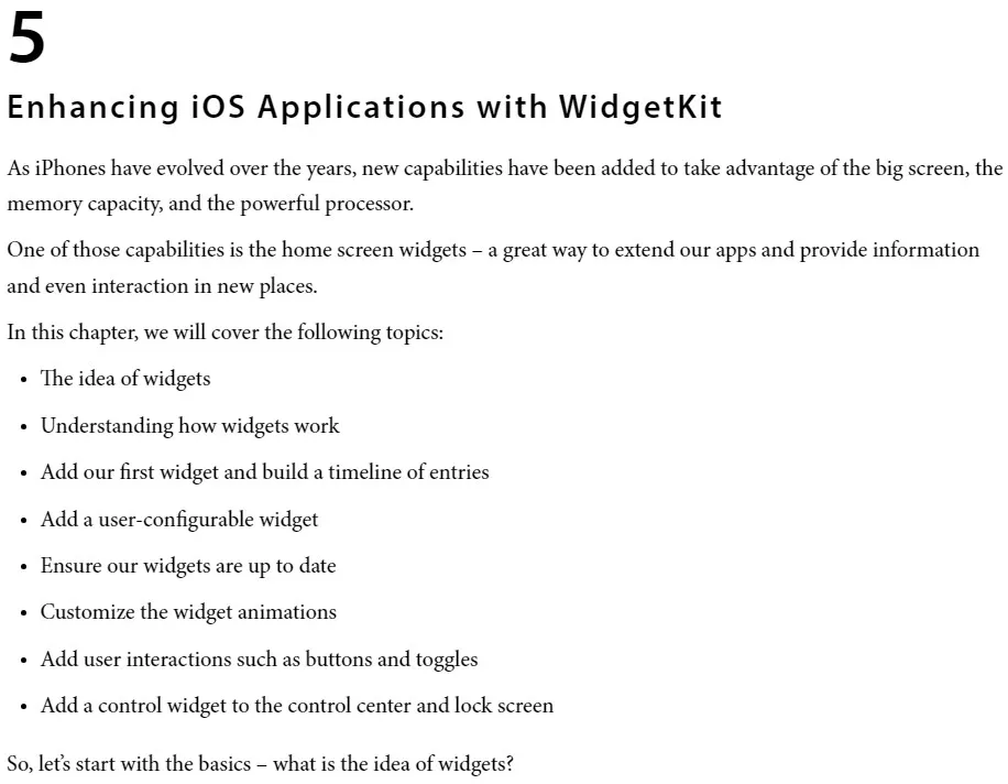 فصل 5 کتاب Mastering iOS 18 Development