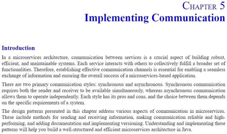 فصل 5 کتاب Microservices Design Patterns with Java