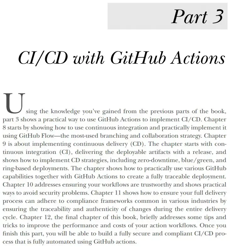 بخش 3 کتاب Github Actions in Action