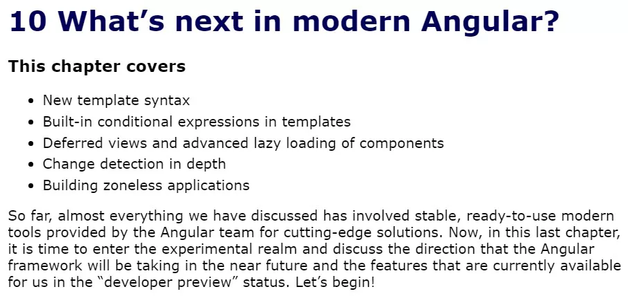 فصل 10 کتاب Modern Angular