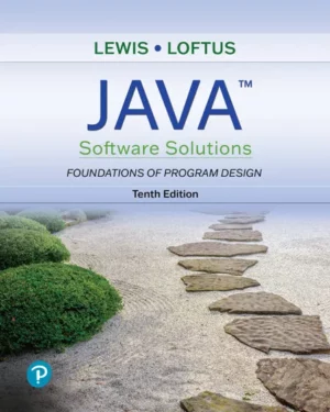 کتاب Java Software Solutions, Foundations of Program Design ویرایش دهم