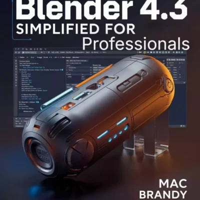 کتاب Blender 4.3 simplified for professionals