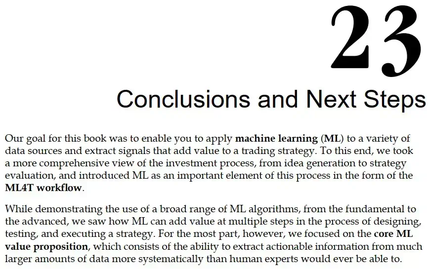 فصل 23 کتاب Machine Learning for Algorithmic Trading ویرایش دوم