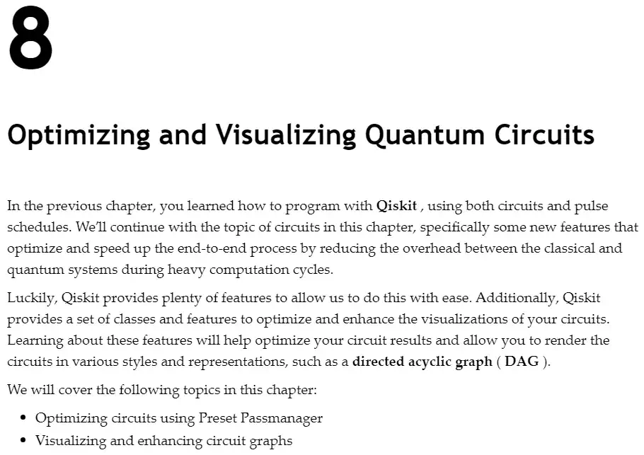 فصل 8 کتاب Learn Quantum Computing with Python and IBM Quantum ویرایش دوم