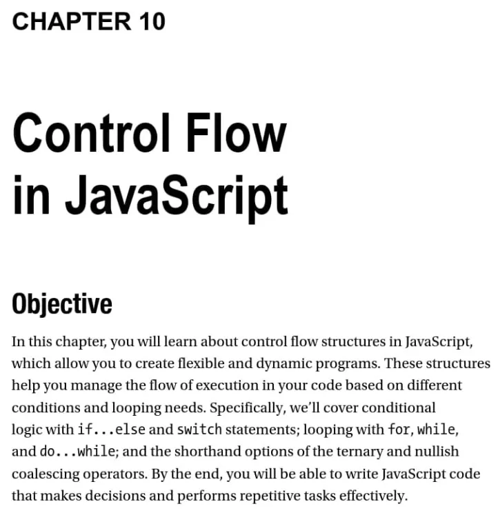 فصل 10 کتاب Beginning JavaScript Syntax