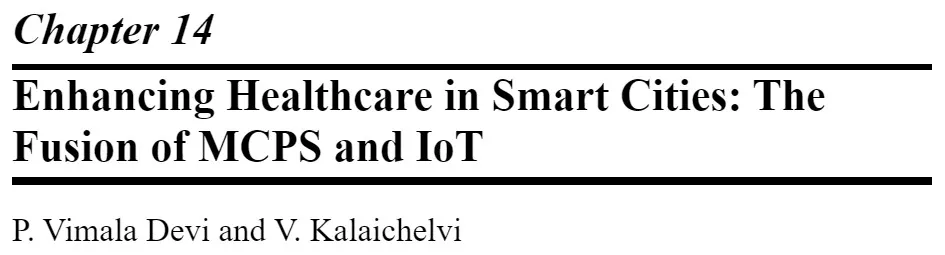 فصل 14 کتاب Deep Learning and Blockchain Technology for Smart and Sustainable Cities