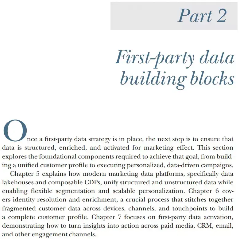 بخش 2 کتاب First-Party Data Activation