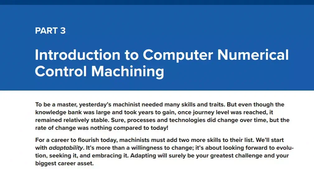 بخش 3 کتاب Machining and CNC Technology: 2024 Release